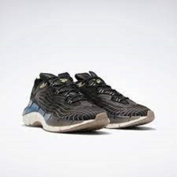 Reebok Unisex Black Zig Kinetica ll Running Shoes FX0334 - Picture 1 of 3